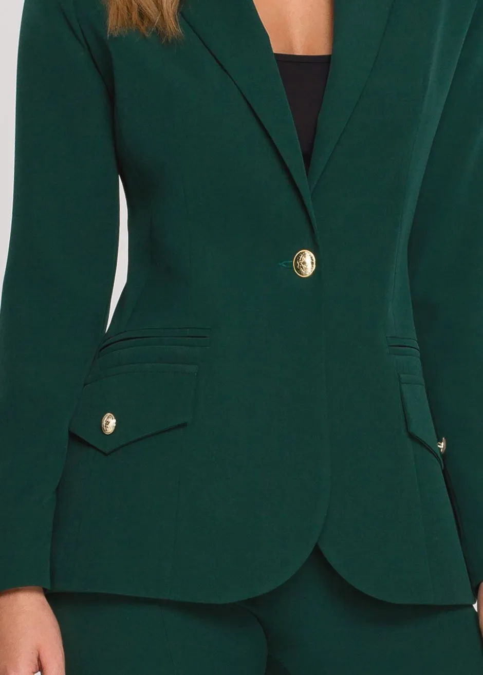 Veste blazer verte