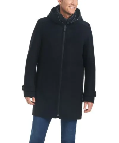 Vince Camuto Mens Water Resistant 3-In-1 Wool Coat