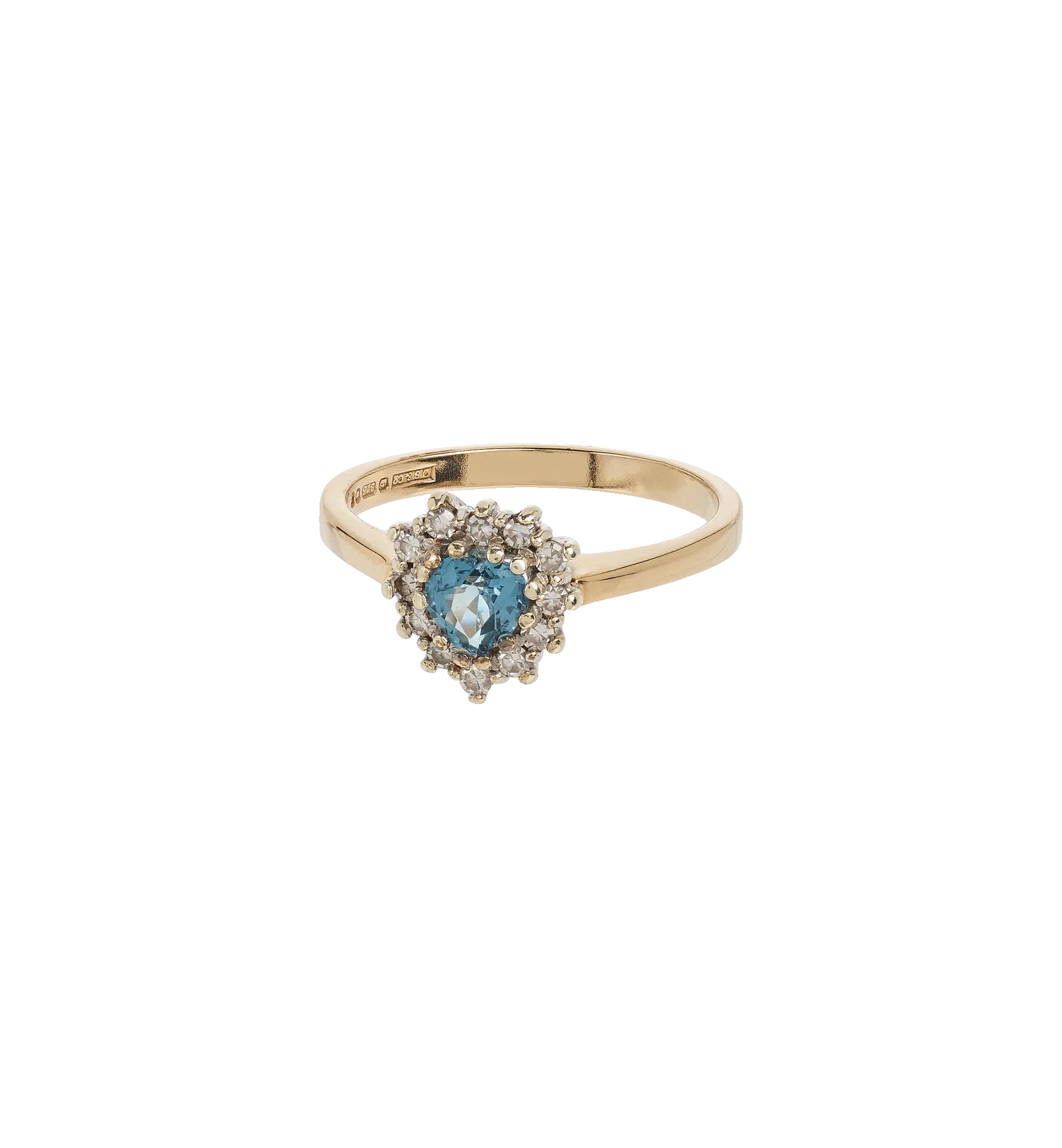 Vintage Topaz And Diamond Regal Luster Ring