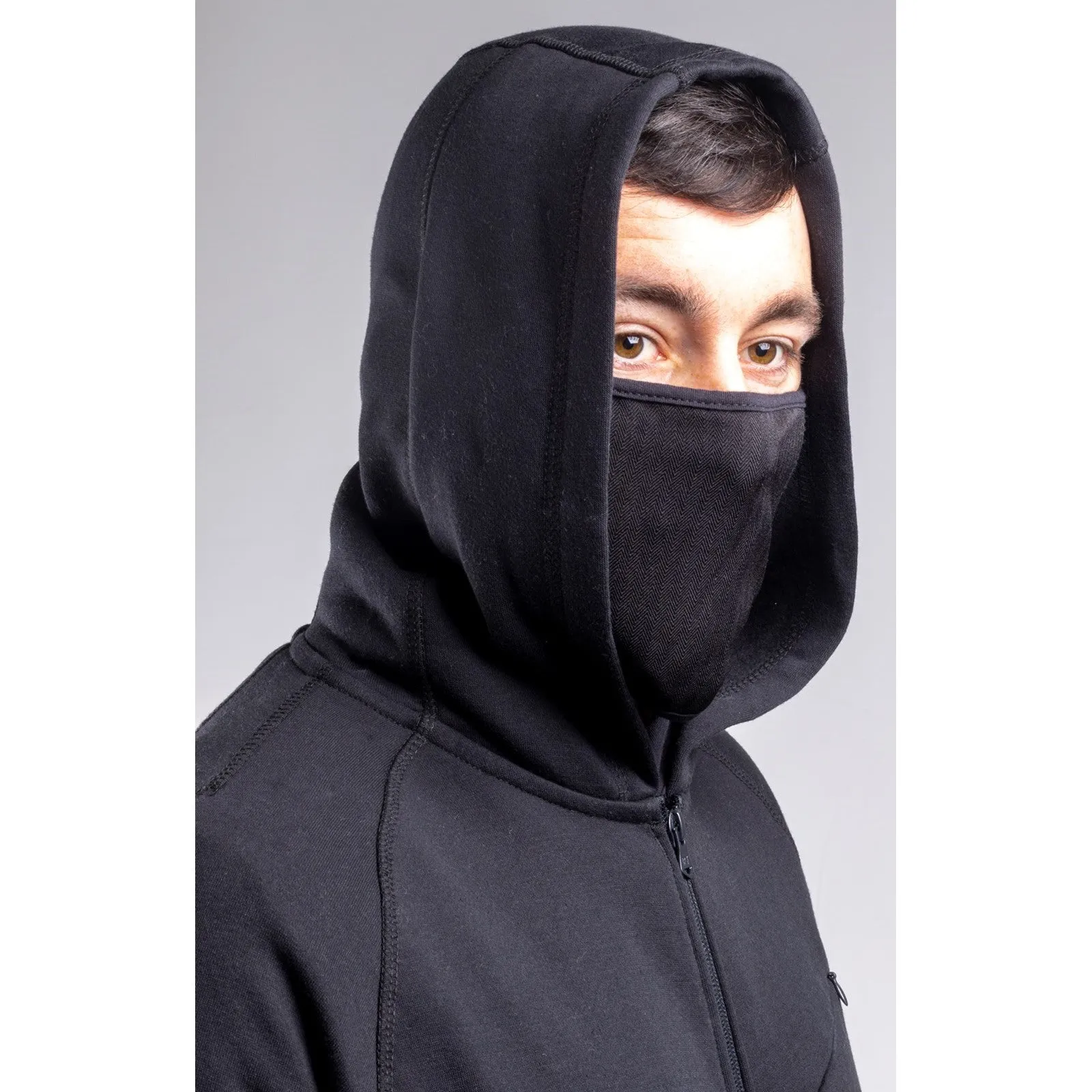 Viraloff Hooded Sweatshirt  Black