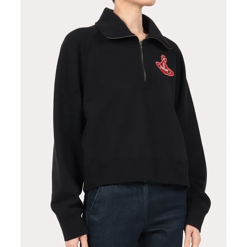 Vivienne Westwood  |Casual Style Long Sleeves Plain Cotton Logo