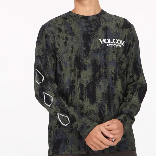 Volcom  |Pullovers Unisex Street Style Long Sleeves Plain Cotton