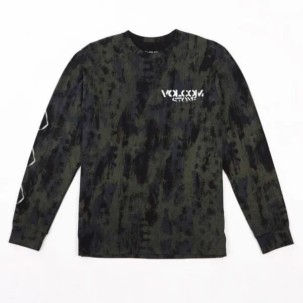 Volcom  |Pullovers Unisex Street Style Long Sleeves Plain Cotton