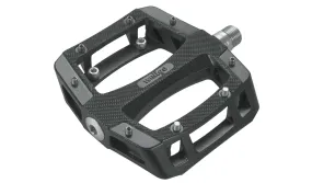 Wellgo A-52 Pedals - Platform/Flat Bicycle Pedals , Aluminum, 9/16, Black