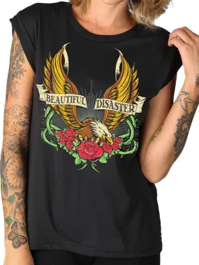 Women's Born Free Rolled Sleeve Tee