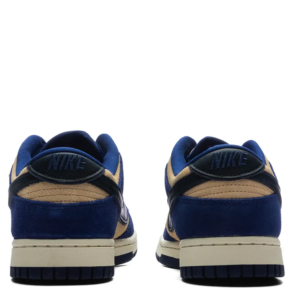 Womens Dunk Low LX - Deep Royal Blue/Dark Obsidian/Sesame