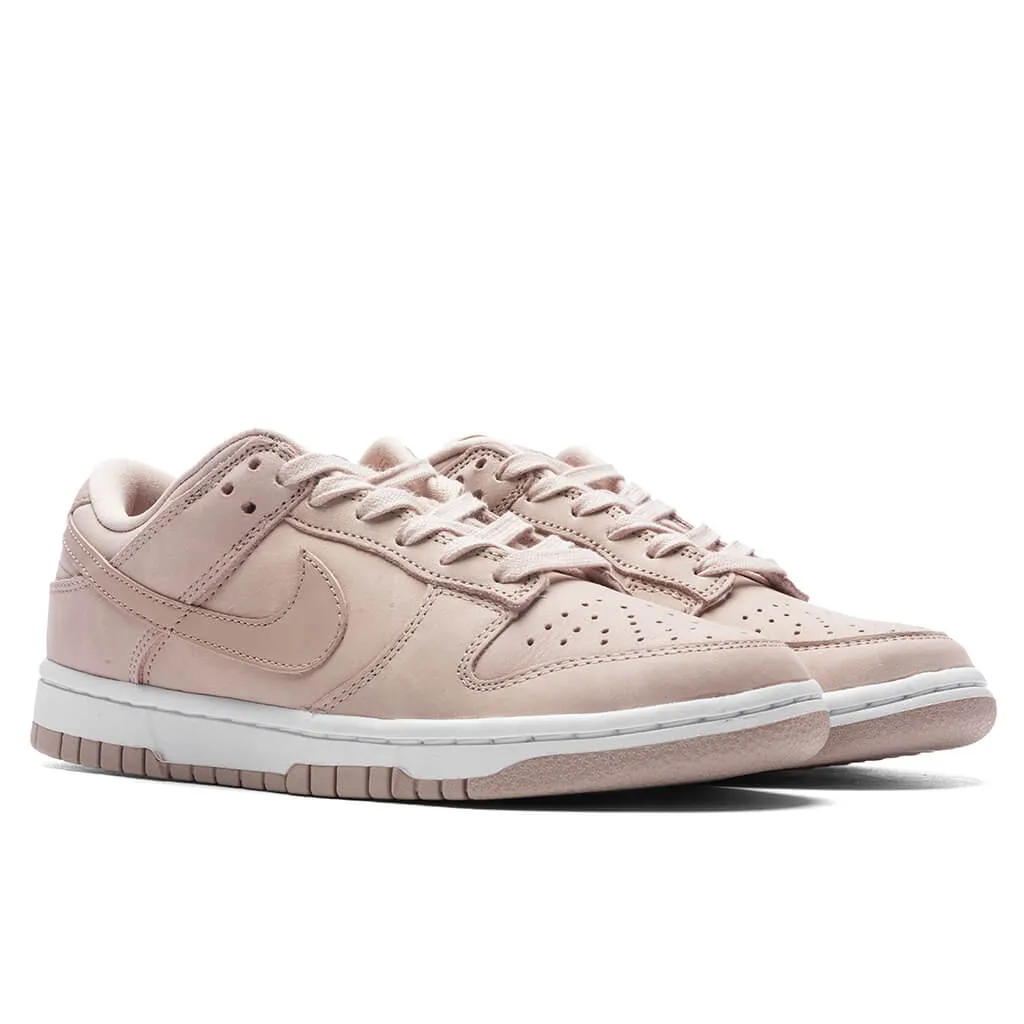 Women's Dunk Low Premium MF - Pink Oxford/White