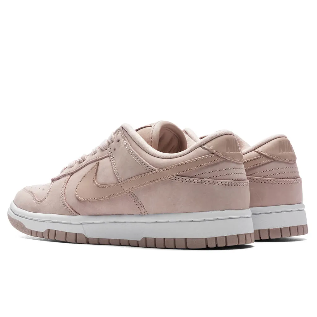 Women's Dunk Low Premium MF - Pink Oxford/White