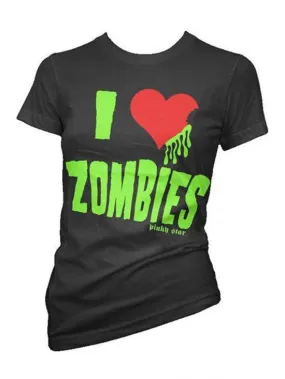 Women's I Love Zombies Tee