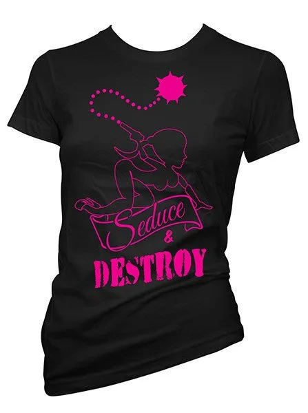 Women's Seduce & Destroy Ball and Chain Tee