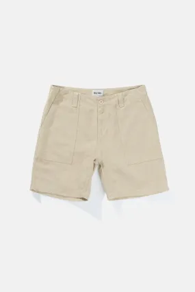 Worn Path Textured Linen Short Sand