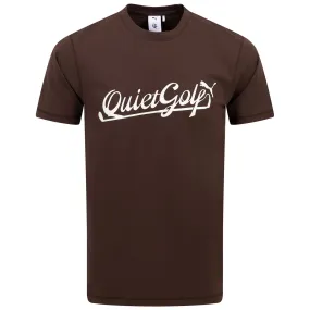 x QGC Script Graphic T-Shirt Brown - SS24